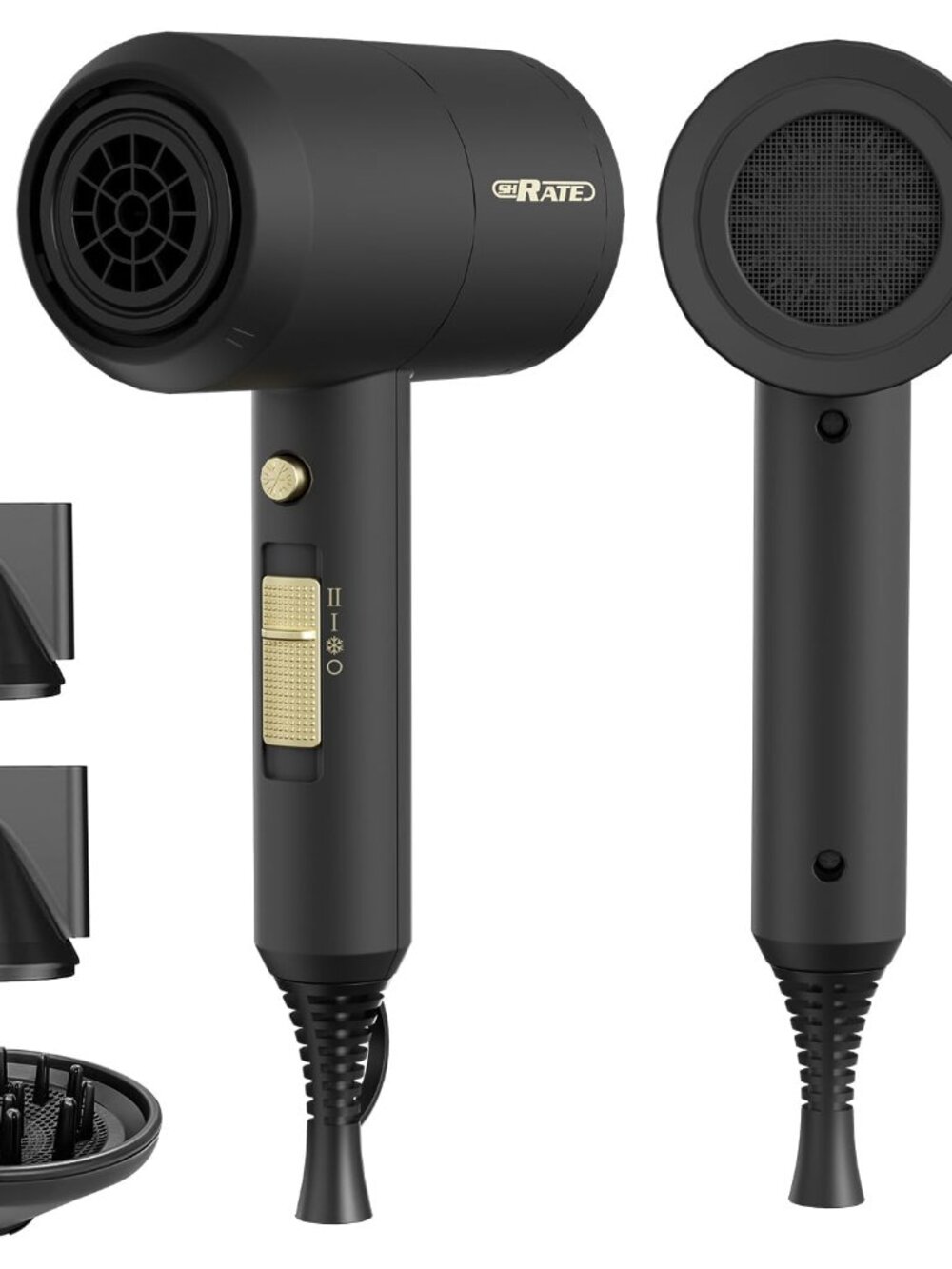 New SHRATE Ionic Hair Dryer with Diffuser | Professional Blow Dryer
